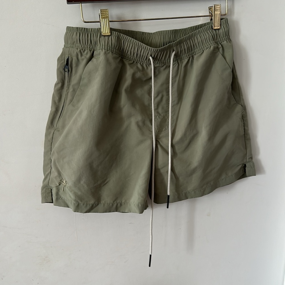 OAS Olive Green Swim Trunks - Picture 3 of 5